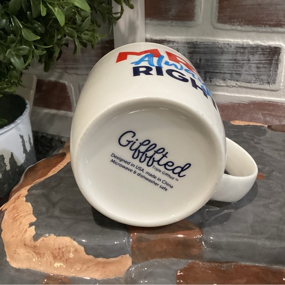 Ceramic Crafted Coffee / Tea Cup / Mug - Mrs. Always Right themed - Nice - Picture 7 of 9